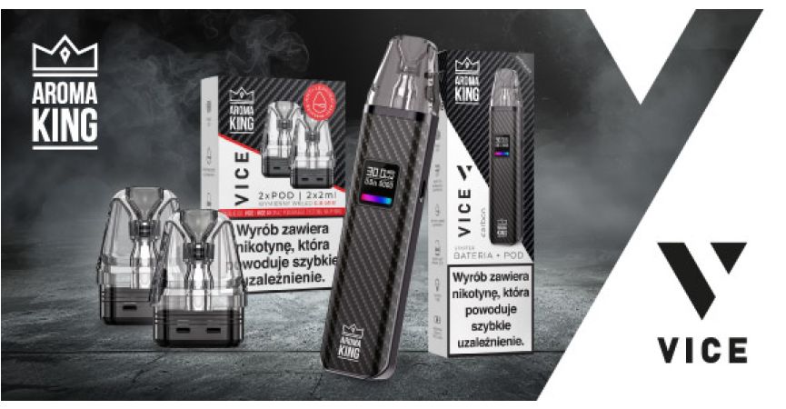 PROMOCJE!!! POD Aroma King Vice oraz Liquid VJuice GO!!