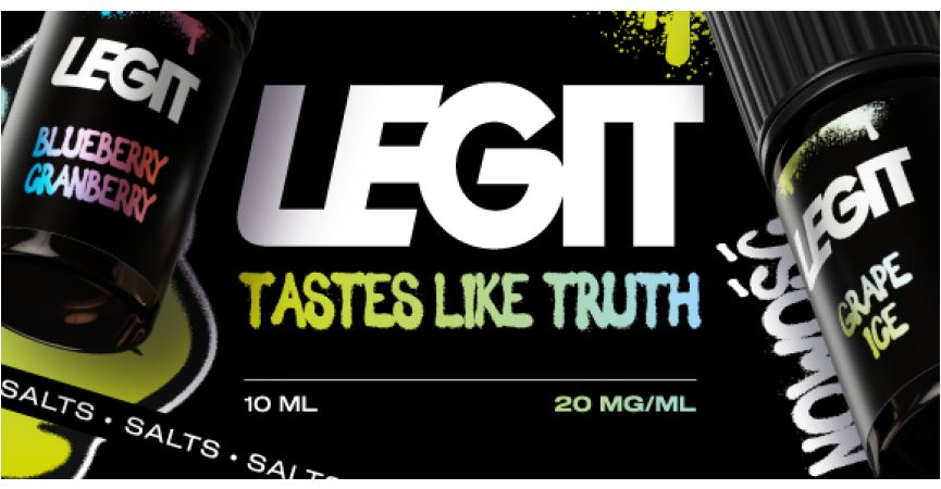 Nowa linia soli nikotynowych LEGIT