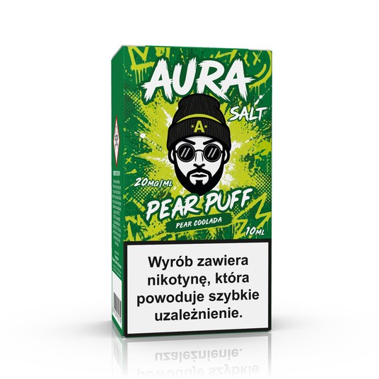 AURA SALT Pear Puff 20mg/ml 10ml -zdjęcie numer 1
