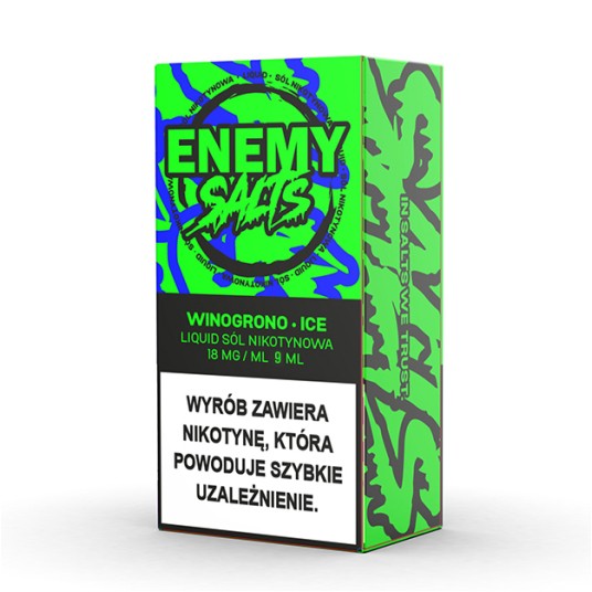 B26 Enemy Salts Winogrono Ice 18mg 9ml -zdjęcie numer 1