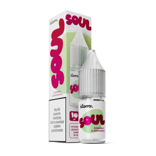 B26 KLARRO Soul 10ml - Żurawina Winogrono 20mg -zdjęcie numer 1