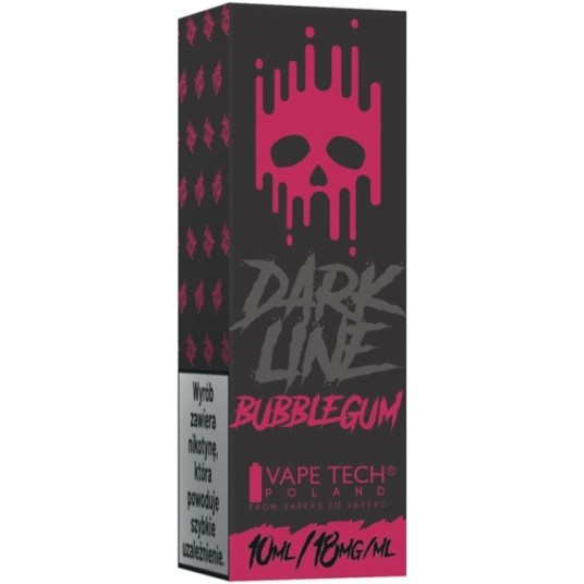 B26 Liquid DARK LINE 10ml - Bubble Gum 12mg -zdjęcie numer 1