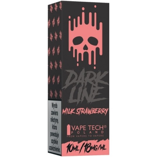 B26 Liquid DARK LINE 10ml - Milk Strawberry 3mg -zdjęcie numer 1