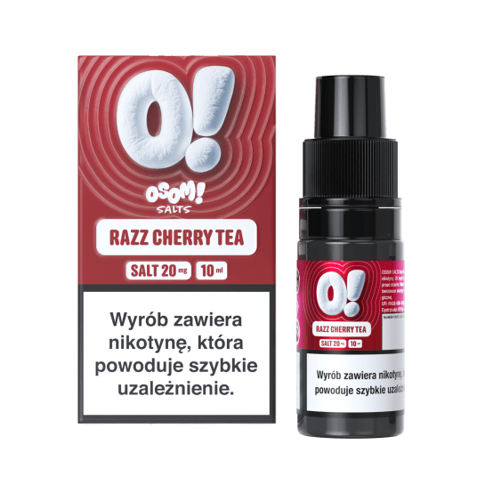 B26 LIQUID OSOM! SALTS - Razz Cherry Tea -zdjęcie numer 1