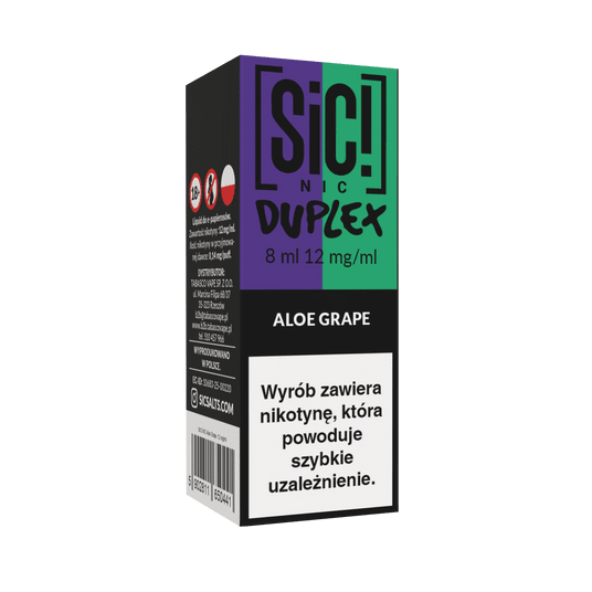 B26 Liquid SIC! NIC 8ml - Aloe Grape 18mg -zdjęcie numer 1
