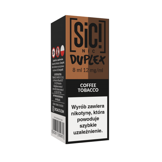 B26 Liquid SIC! NIC 8ml - Coffee Tobacco 12mg -zdjęcie numer 1