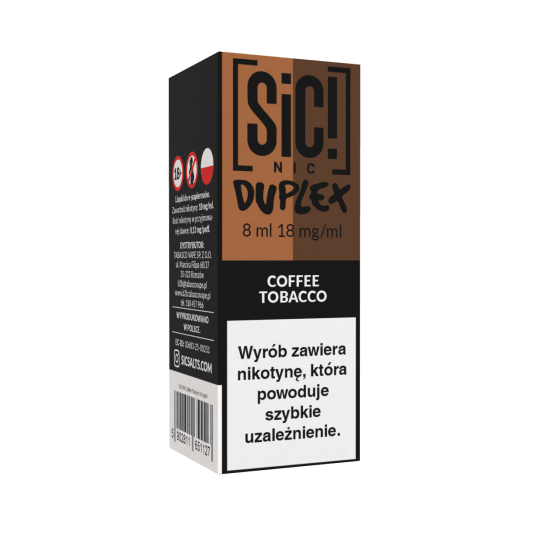 B26 Liquid SIC! NIC 8ml - Coffee Tobacco 18mg -zdjęcie numer 1