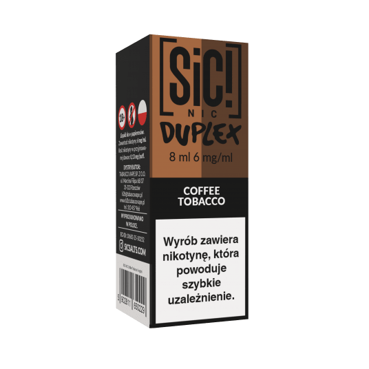 B26 Liquid SIC! NIC 8ml - Coffee Tobacco 6mg -zdjęcie numer 1