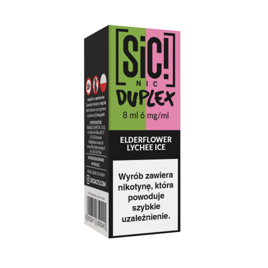 B26 Liquid SIC! NIC 8ml - Elderflower Lychee 6mg -zdjęcie numer 1