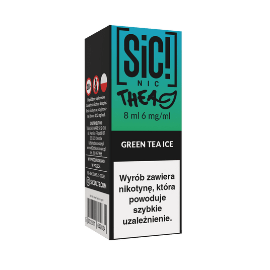 B26 Liquid SIC! NIC 8ml - Green Tea Ice 6mg -zdjęcie numer 1