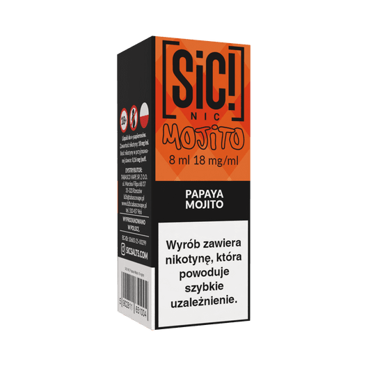 B26 Liquid SIC! NIC 8ml - Papaya Mojito 18mg -zdjęcie numer 1
