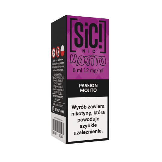 B26 Liquid SIC! NIC 8ml - Passion Mojito 12mg -zdjęcie numer 1