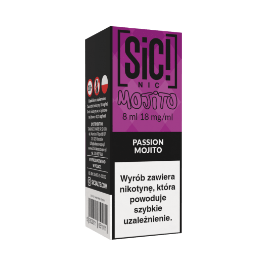 B26 Liquid SIC! NIC 8ml - Passion Mojito 18mg -zdjęcie numer 1