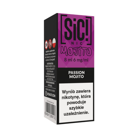 B26 Liquid SIC! NIC 8ml - Passion Mojito 6mg -zdjęcie numer 1