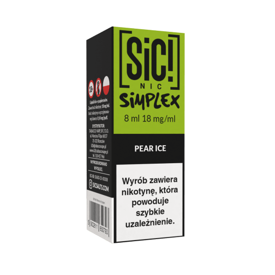 B26 Liquid SIC! NIC 8ml - Pear Ice 18mg -zdjęcie numer 1