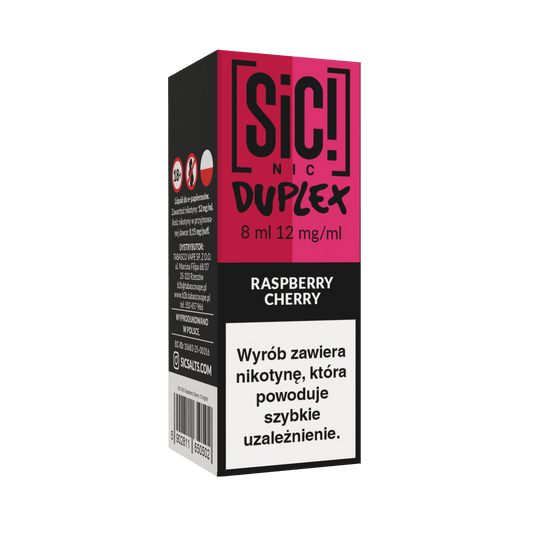 B26 Liquid SIC! NIC 8ml - Raspberry Cherry 12mg -zdjęcie numer 1