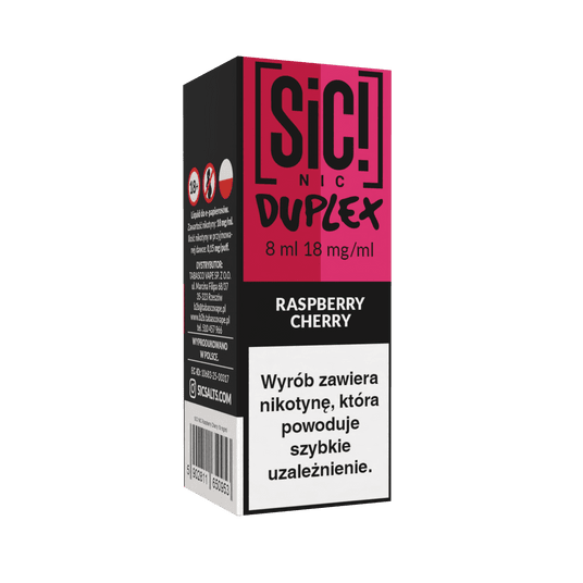 B26 Liquid SIC! NIC 8ml - Raspberry Cherry 18mg -zdjęcie numer 1