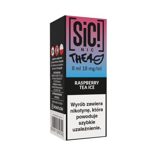 B26 Liquid SIC! NIC 8ml - Raspberry Tea Ice 18mg -zdjęcie numer 1