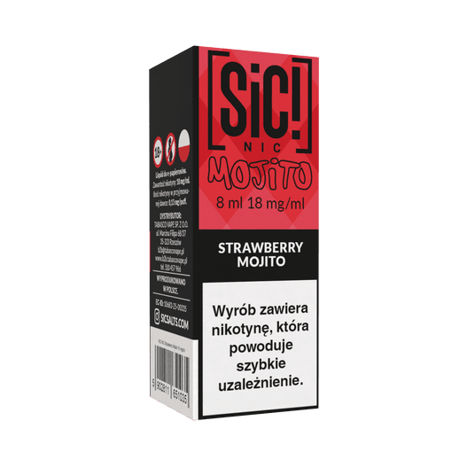 B26 Liquid SIC! NIC 8ml - Strawberry Mojito 18mg -zdjęcie numer 1