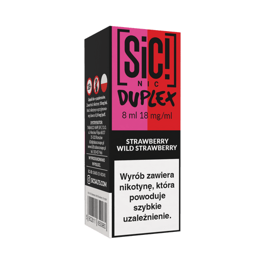 B26 Liquid SIC! NIC 8ml - Strawberry Wild Str 18mg -zdjęcie numer 1