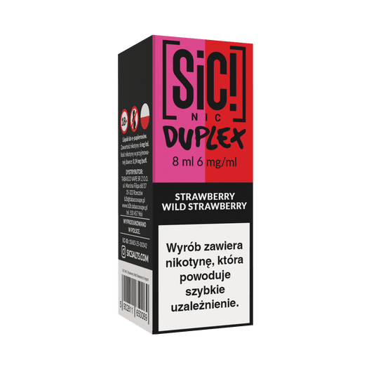 B26 Liquid SIC! NIC 8ml - Strawberry Wild Str 6mg -zdjęcie numer 1