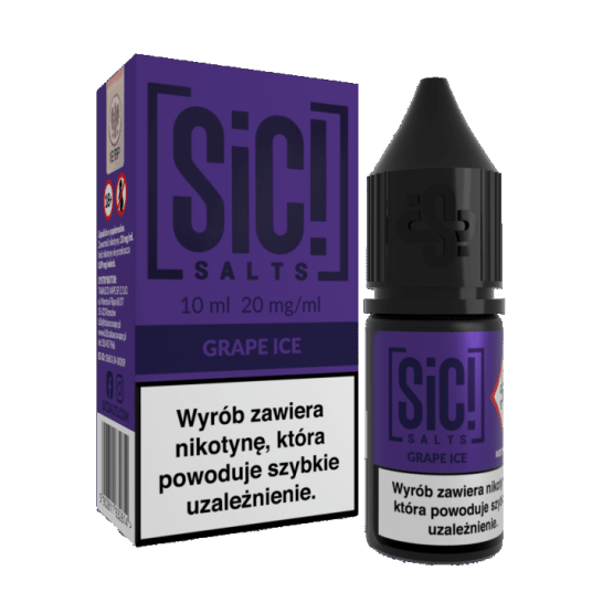 B26 Liquid SIC! SIMPLEX 10ml - Grape Ice 20mg -zdjęcie numer 1