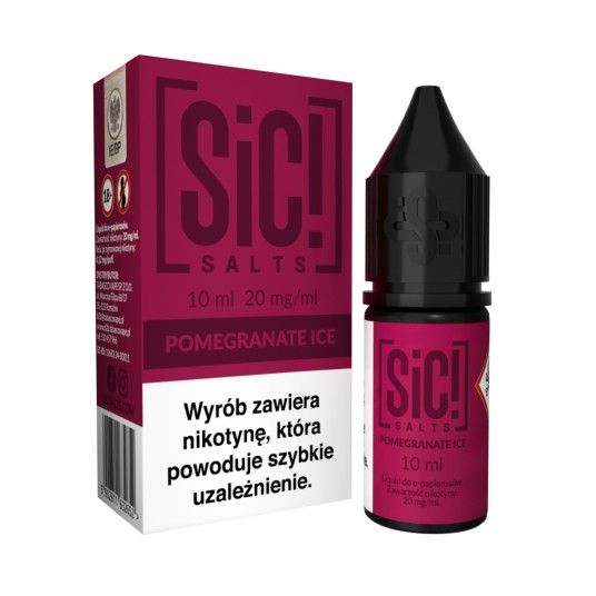 B26 Liquid SIC! SIMPLEX 10ml - Pomegran. Ice 20mg -zdjęcie numer 1