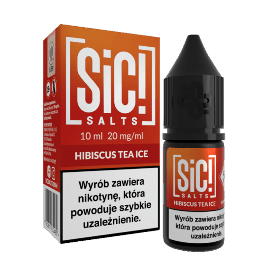 B26 Liquid SIC! THEA 10ml - Hibiscus Tea Ice 20mg -zdjęcie numer 1