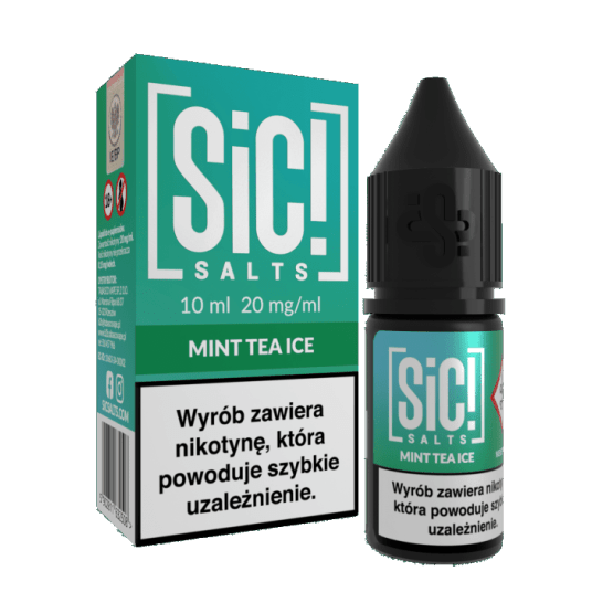 B26 Liquid SIC! THEA 10ml - Mint Tea Ice 20mg -zdjęcie numer 1