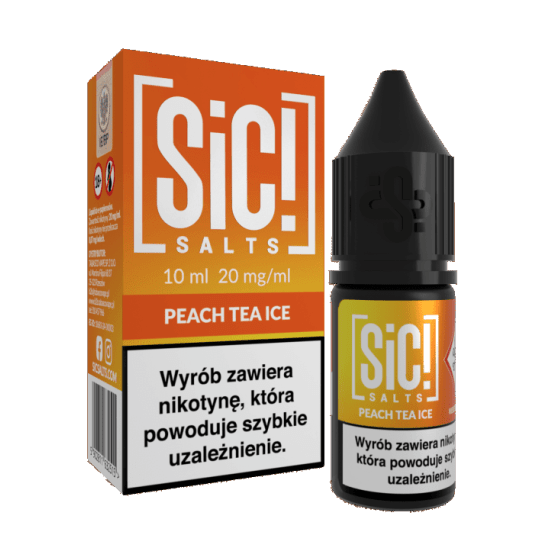 B26 Liquid SIC! THEA 10ml - Peach Tea Ice 20mg -zdjęcie numer 1