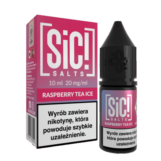 B26 Liquid SIC! THEA 10ml - Raspberry Tea Ice 20mg -zdjęcie numer 1