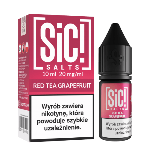 B26 Liquid SIC! THEA 10ml - Red Tea Grapefruit 20m -zdjęcie numer 1