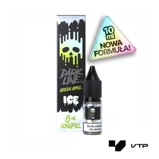 B26 Longfill DARK LINE ICE - Green Apple 8ml -zdjęcie numer 1