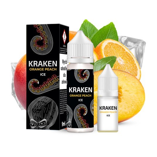 B26 Longfill Kraken 9/10ml Orange Peach -zdjęcie numer 1