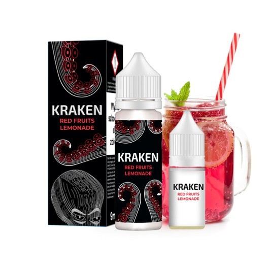 B26 Longfill Kraken 9/10ml Red Fruits Lemonade -zdjęcie numer 1