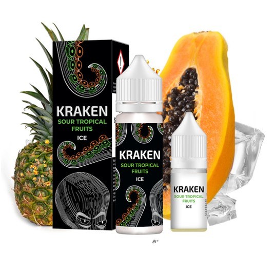 B26 Longfill Kraken 9/10ml Sour Tropic. Fruits Ice -zdjęcie numer 1