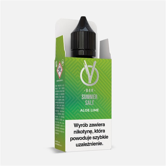 B26 VBar SALT 10ml 20mg- Aloe Lime -zdjęcie numer 1