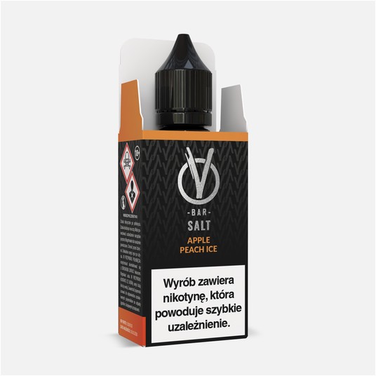 B26 VBar SALT 10ml 20mg- Apple Peach Ice -zdjęcie numer 1
