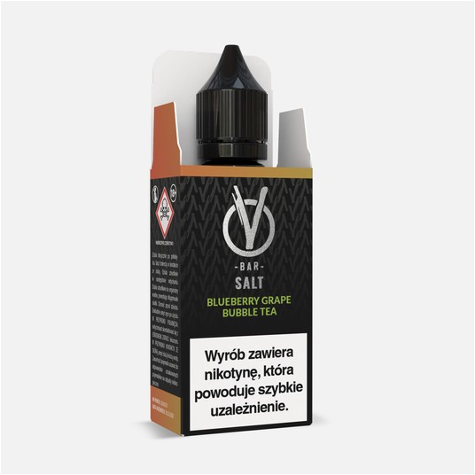 B26 VBar SALT 10ml 20mg- Blueberry Grape Bubble Te -zdjęcie numer 1