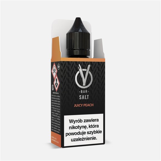 B26 VBar SALT 10ml 20mg- Juicy Peach -zdjęcie numer 1