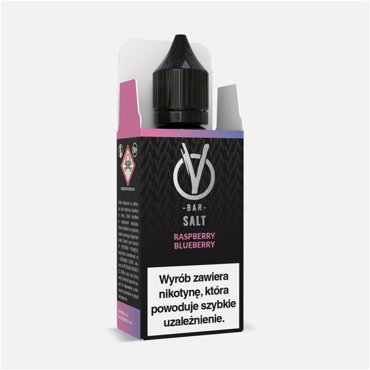 B26 VBar SALT 10ml 20mg- Raspberry Blueberry -zdjęcie numer 1