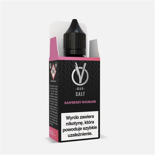 B26 VBar SALT 10ml 20mg- Raspberry Rhubarb -zdjęcie numer 1
