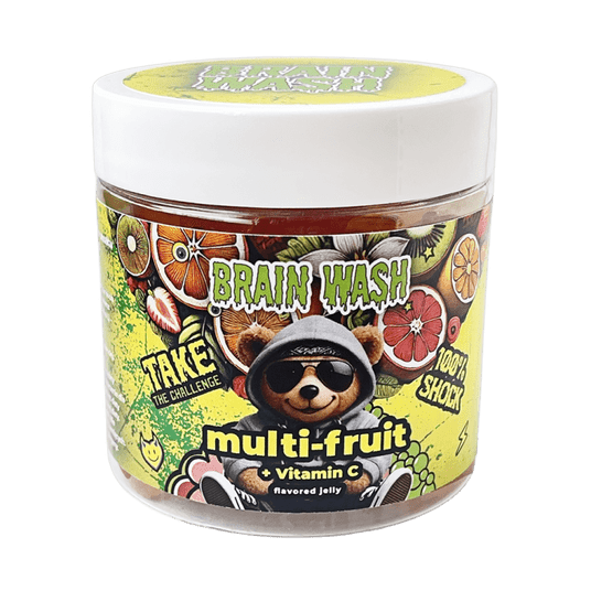 BRAIN WASH ŻELKI COLA + KOFEINA 100G -zdjęcie numer 1