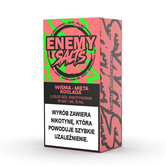 Enemy Salts Wiśnia Mięta Koolada 18 mg 10ml -zdjęcie numer 1