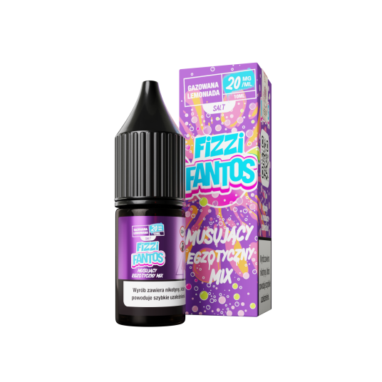 Fizzi Fantos Musujący Egzotyczny Mix 20mg 10ml -zdjęcie numer 1