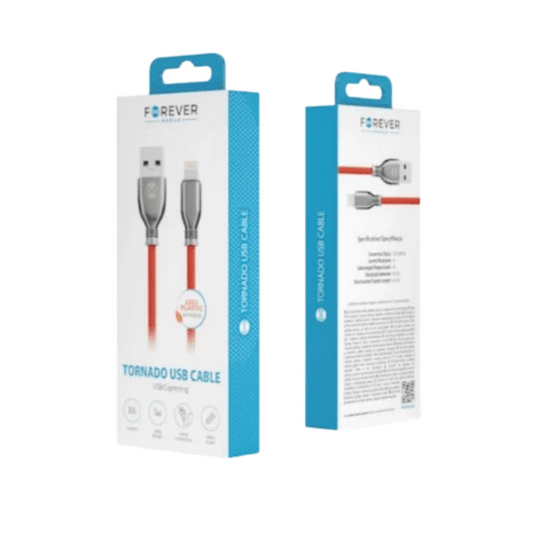 Forever kabel Tornado USB - Lightning 1,0 m 3A -zdjęcie numer 1