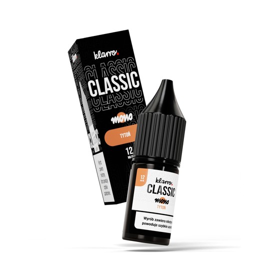 Klarro CLASSIC MONO Tytoń 12mg 10ml -zdjęcie numer 1