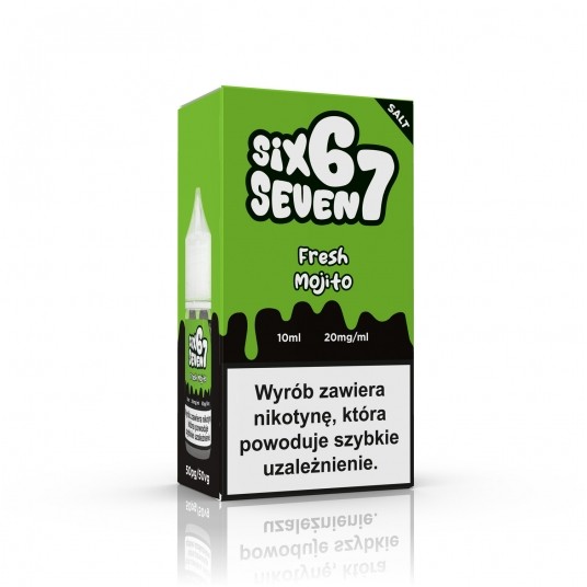 Liquid Six Seven 67 Salt 20mg 10ml Fresh Mojito -zdjęcie numer 1