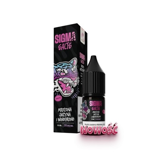 Sigma Salts 10ml 20mg Mrożona Jeżyna i Winogrono -zdjęcie numer 1