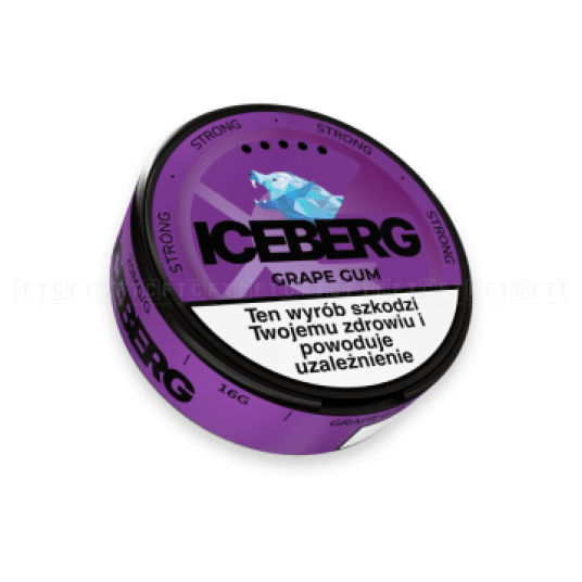 Wor. nikot. Iceberg Grape Gum 20mg/g -zdjęcie numer 1